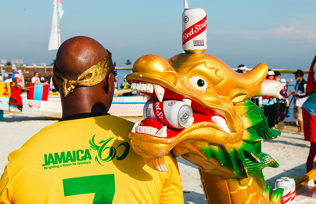 Team Jamaica executes great performance in the Jakarta Dragon Boat Competition in Indonesia
